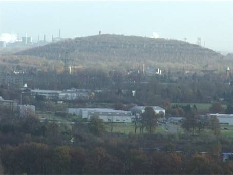 Neukirchen - Vluyn : Blick von der Halde Norddeutschland auf die Halde Rheinpreussen